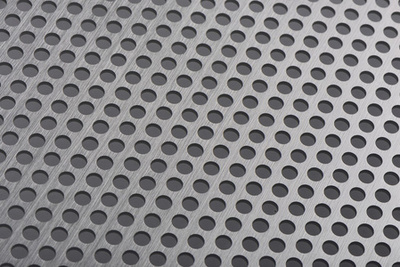 鋁板帶孔的細節紋理